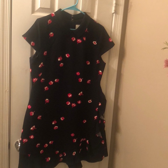 Kate spade pansy floral mini dress size 14 - Picture 3 of 4